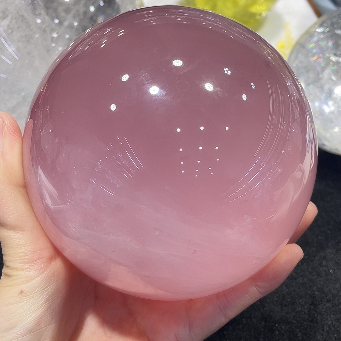 珠宝半成品水晶未镶嵌直径约11厘米