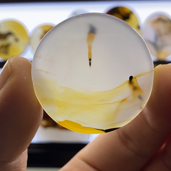 玛瑙/玉髓合金颈饰