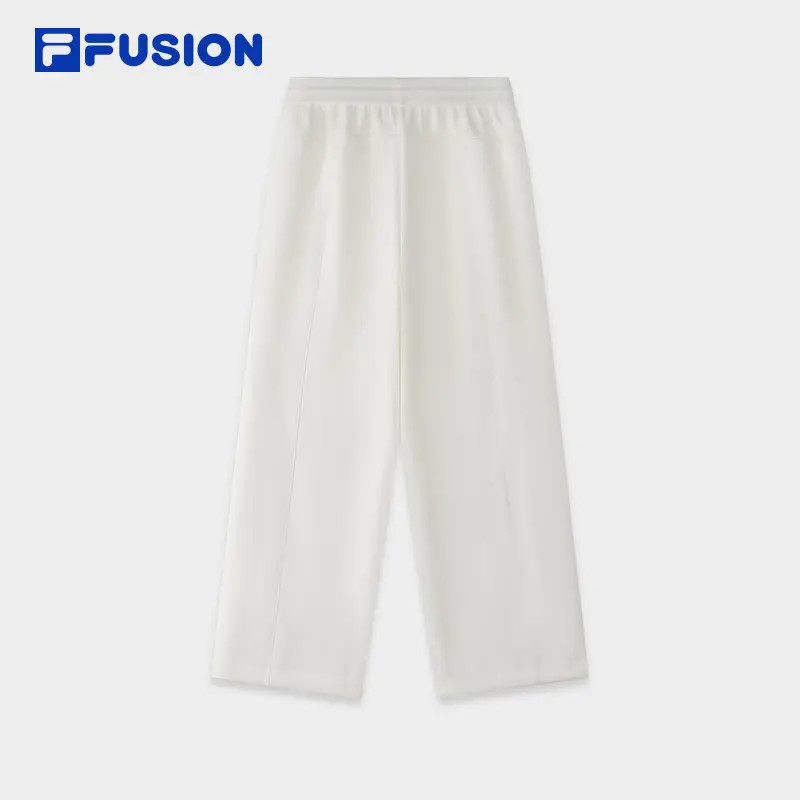 FILA斐乐【加绒加厚】女性秋冬简约百搭宽松舒适直筒长裤T11W545601