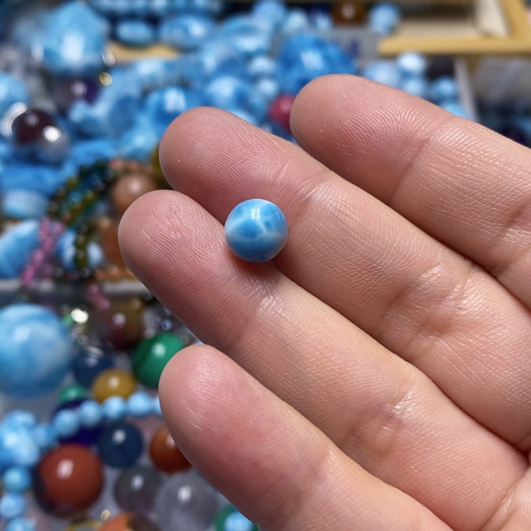 未镶嵌针钠钙石（海纹石）手链观**狗