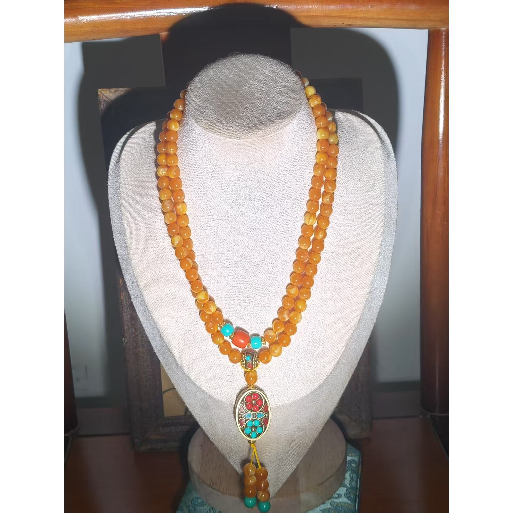 柒国风原矿毛衣链