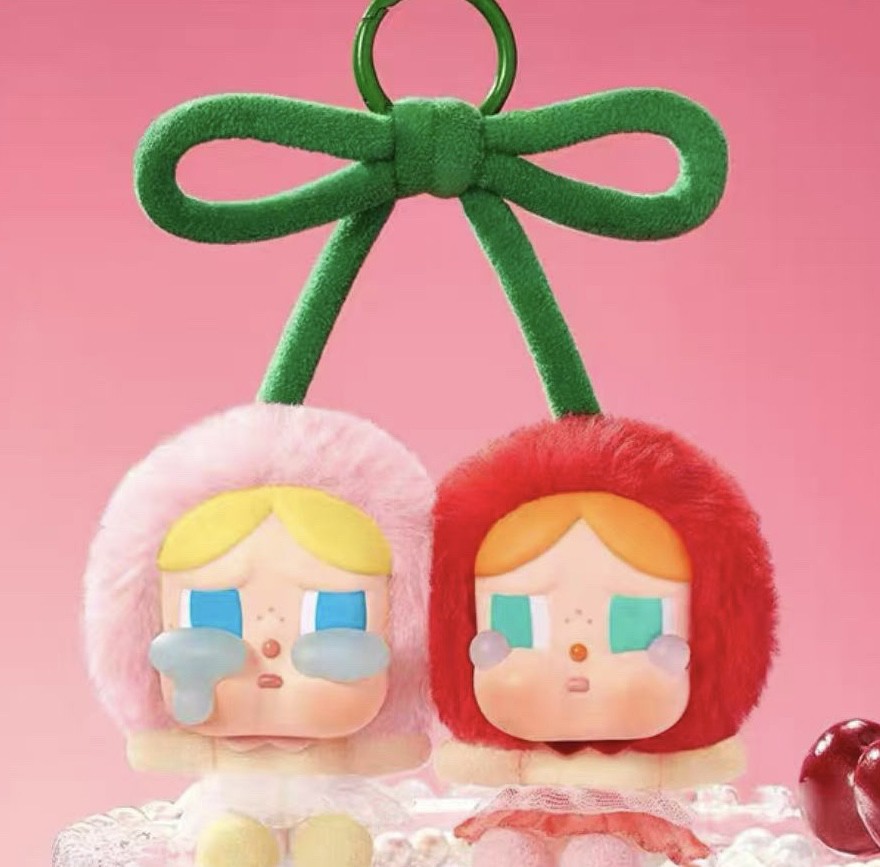 CRYBABY甜在一起搪胶毛绒吊卡哭娃爱神的眼泪系列