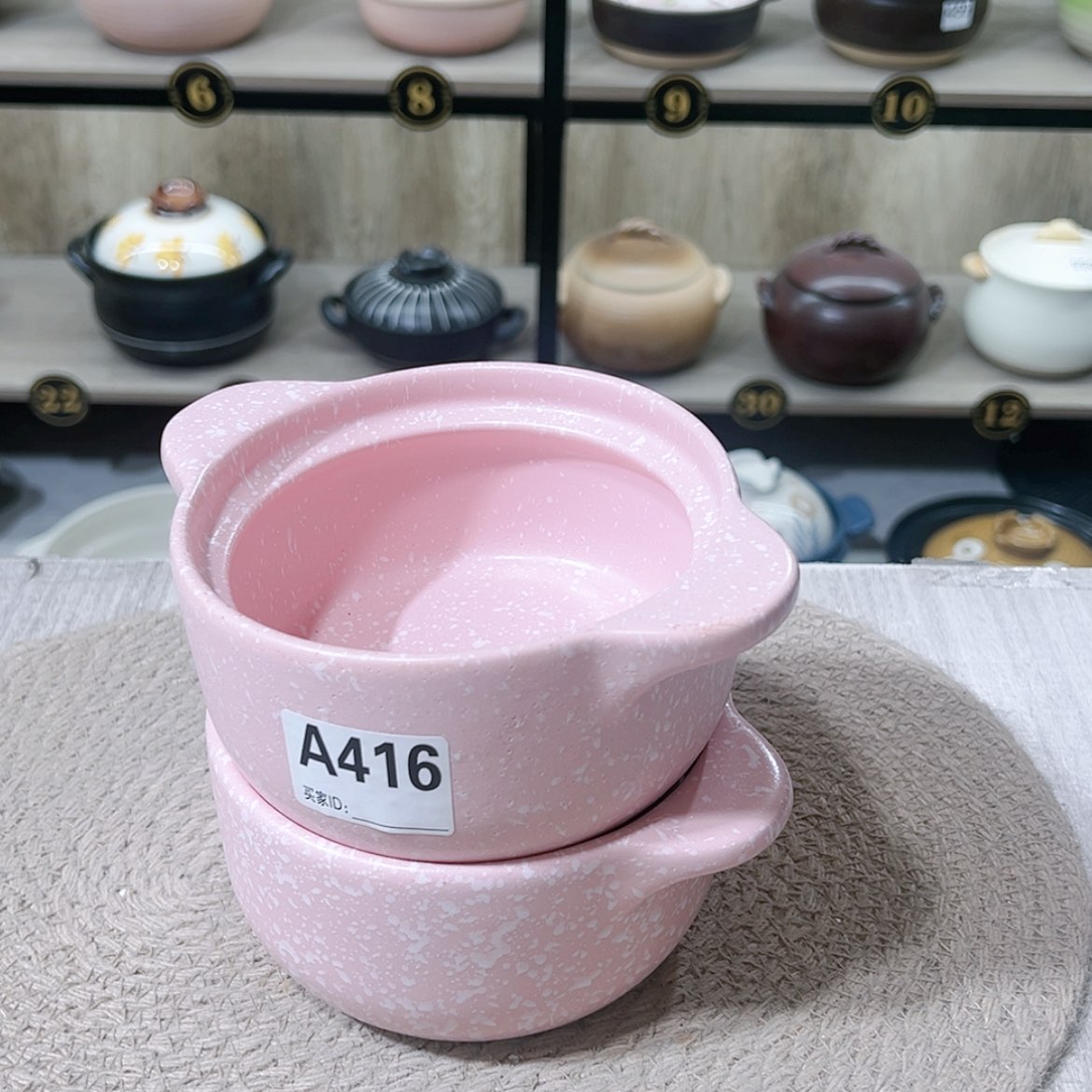 【闪购商品】两个砂锅微瑕疵品416