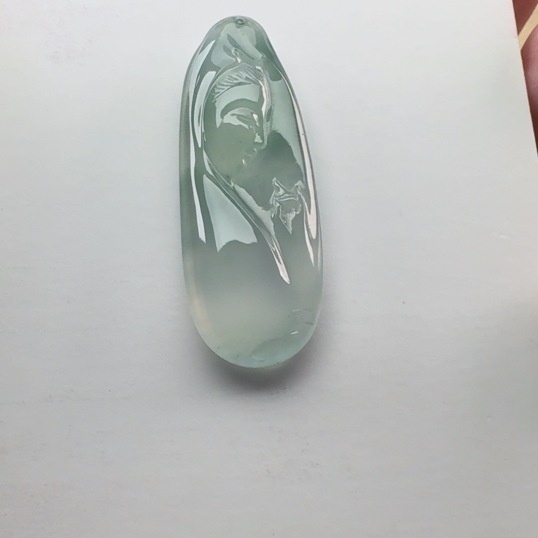 翡翠颈饰未镶嵌怪**、高冰观音
