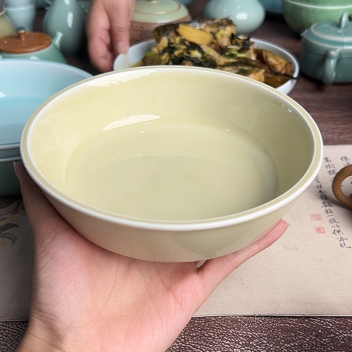 龙泉云间青瓷小米茶器