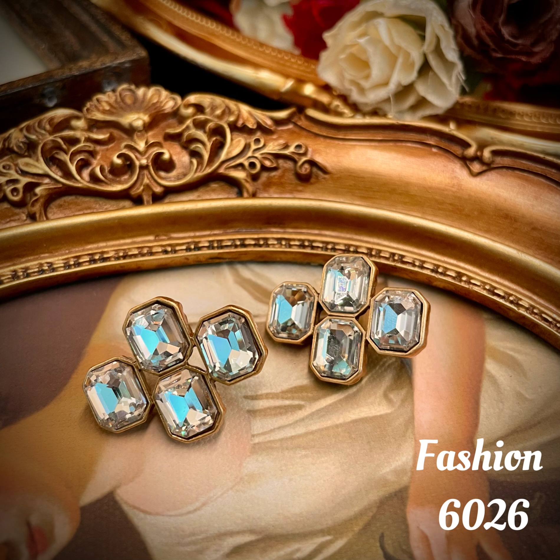 铜合金耳饰 设计师款精致耳饰-6026