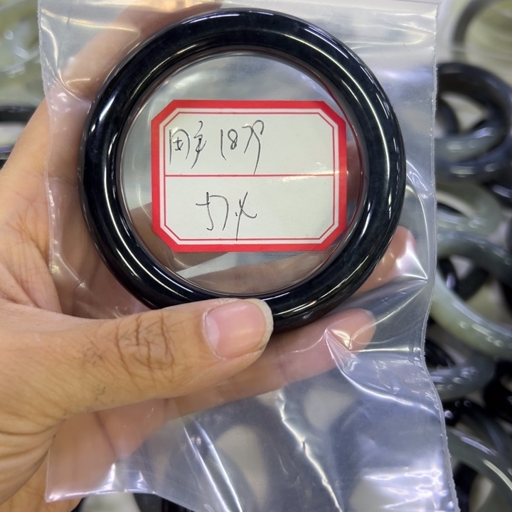 用***0蛇纹石玉合金手镯