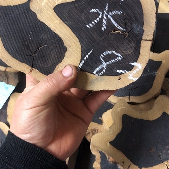 山***痕东非黑黄檀（紫光檀）