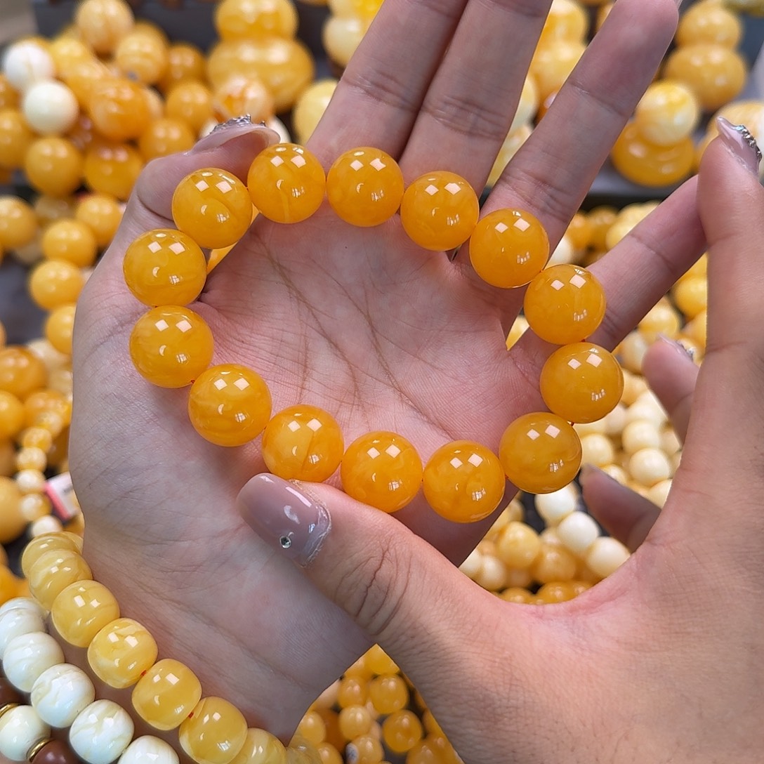 蜜蜡未镶嵌珠宝奇石同料17mm