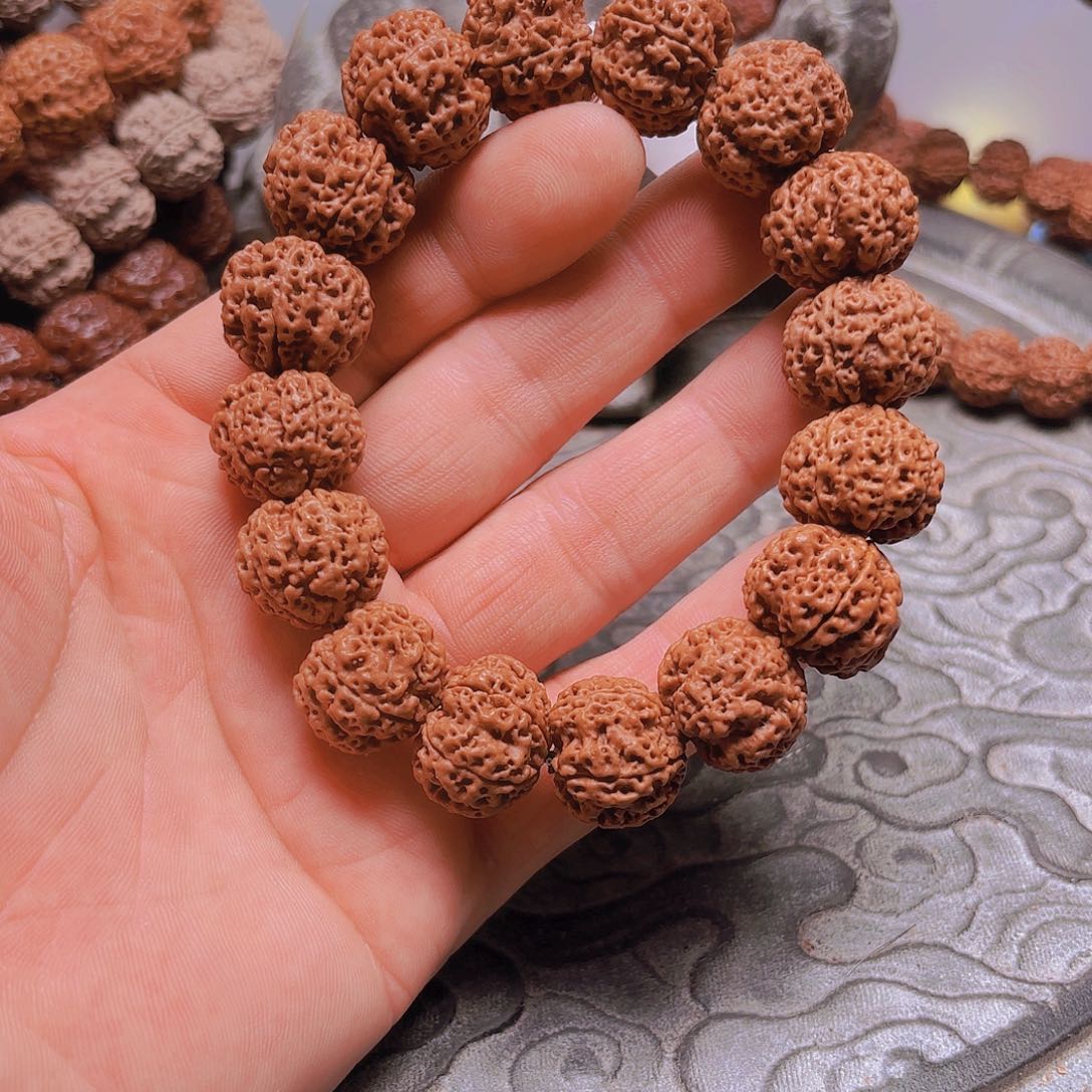 金刚菩提手串V467/20mm五星蜂王