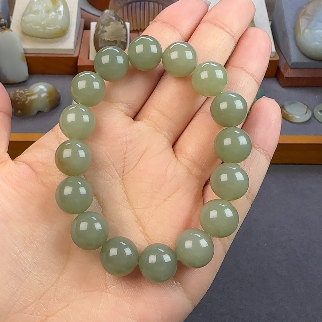 【闪购商品】和田玉手串未镶嵌