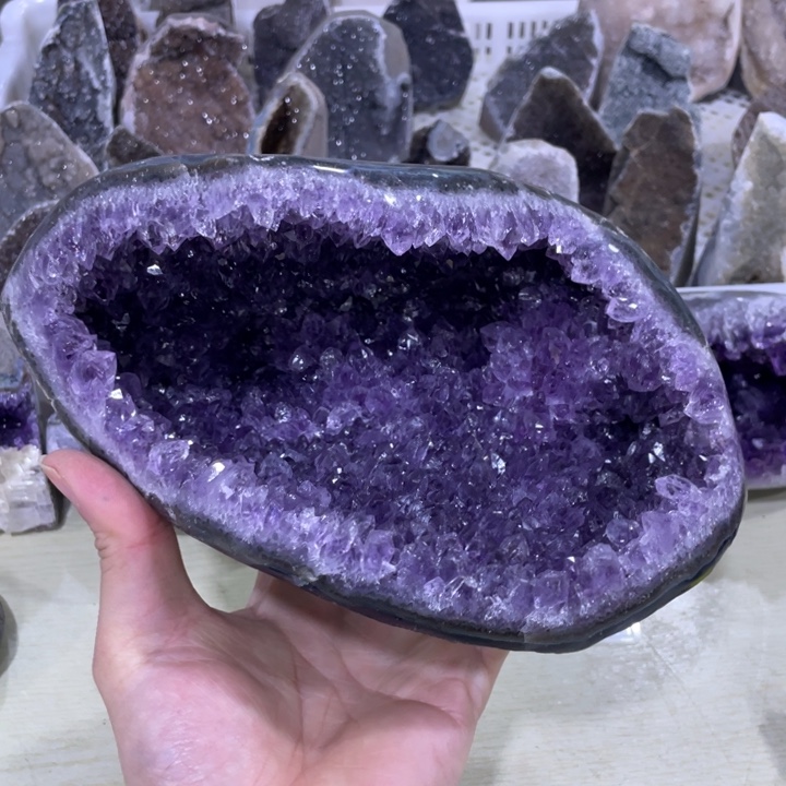 紫晶钱袋子未镶嵌