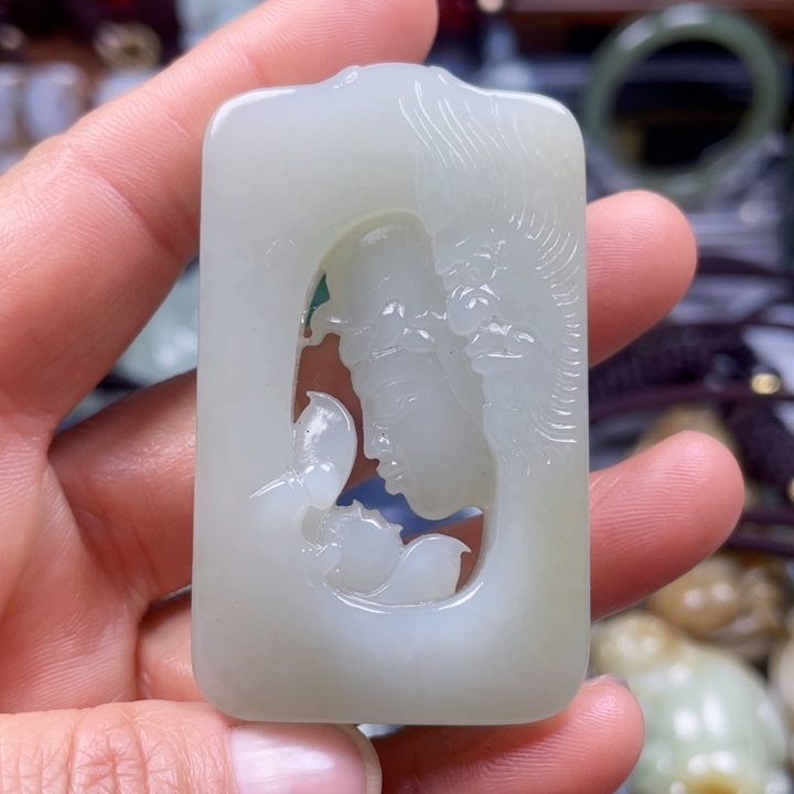 和田玉挂件未镶嵌