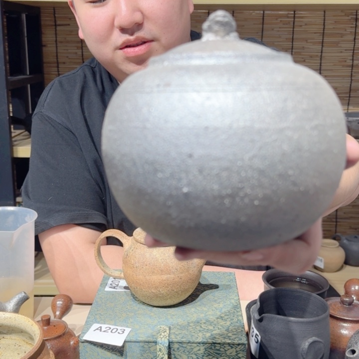 粗砂茶杯蔚县青砂器