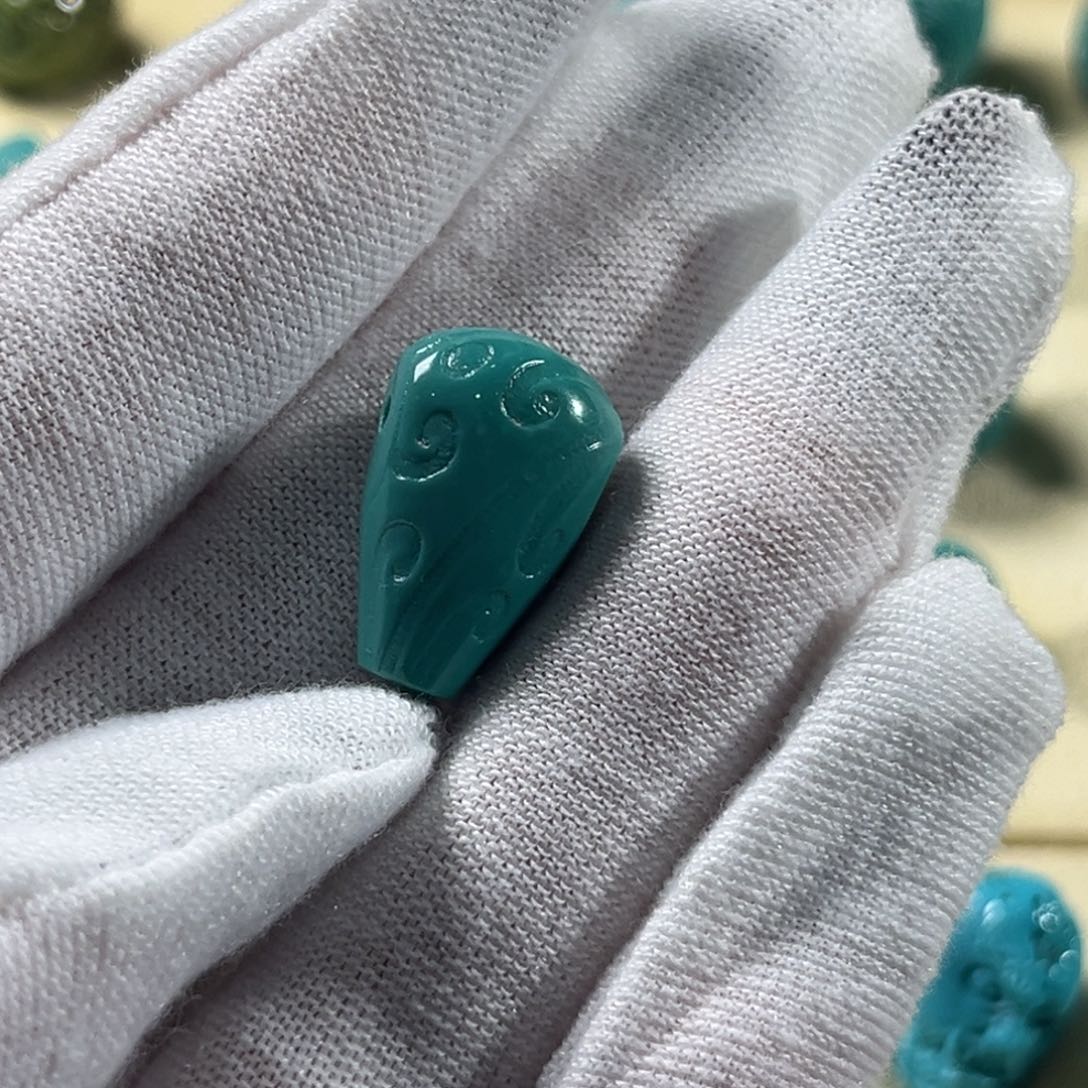 绿松石未镶嵌三通11/8/17