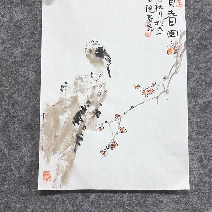 国画闲堂春民国画作品