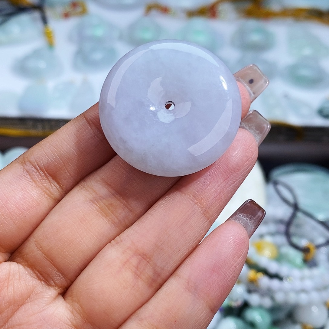 翡翠未镶嵌毛衣链8119