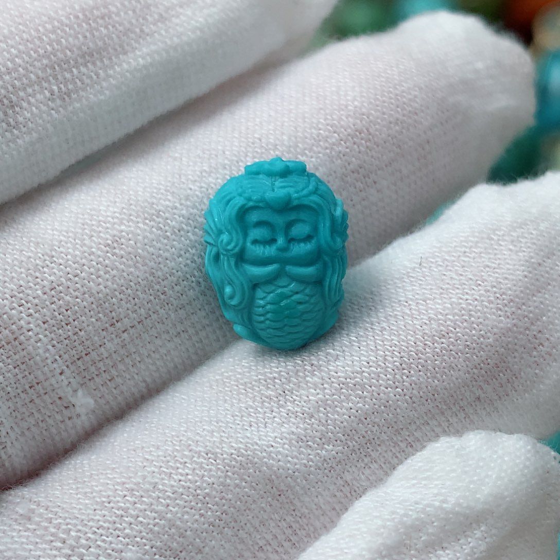 绿松石珠宝奇石未镶嵌