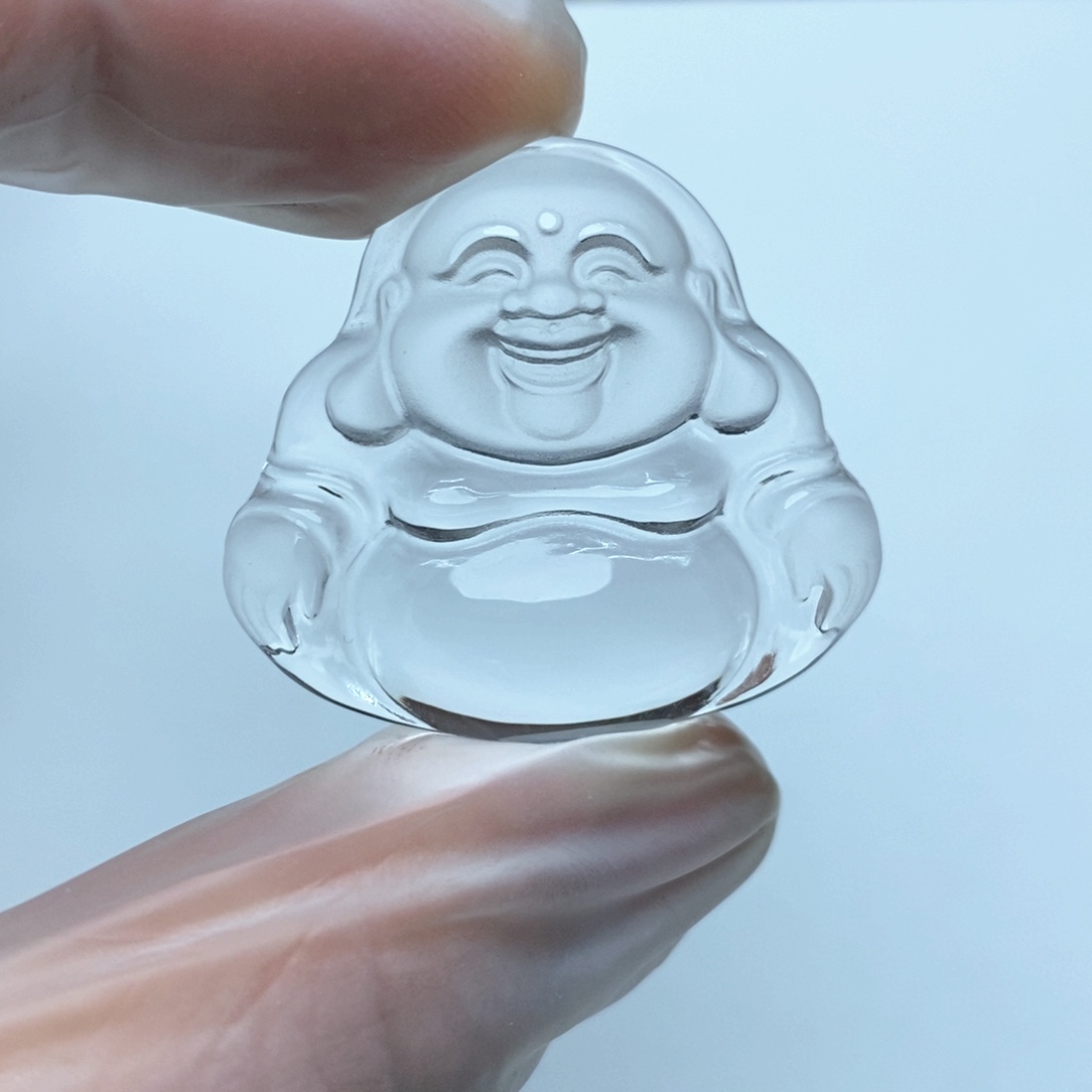 水晶颈饰未镶嵌白水晶佛公