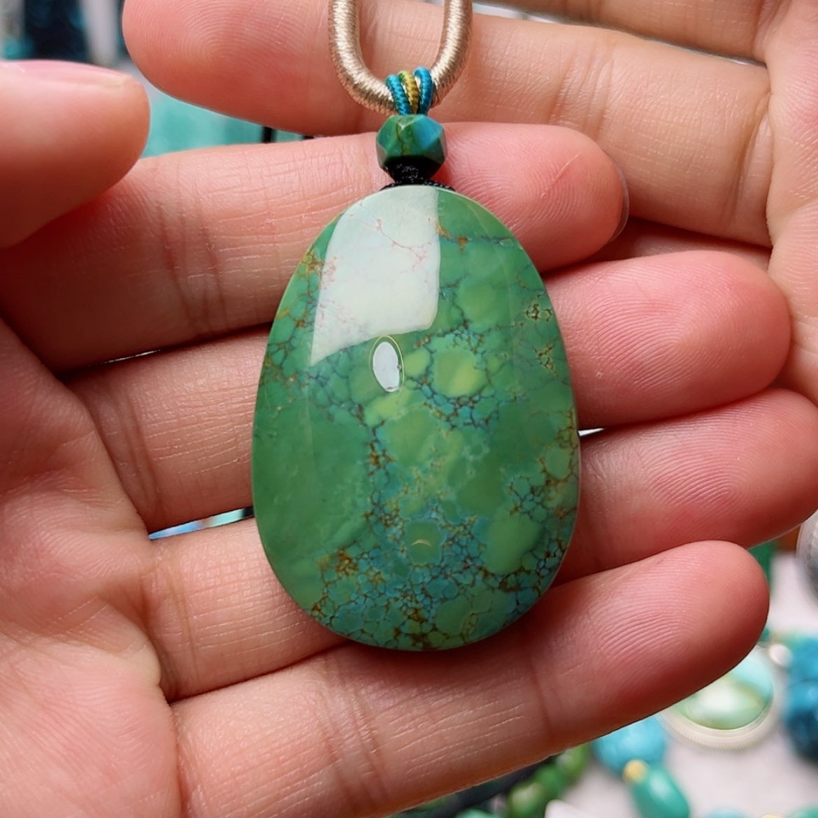 【闪购商品】绿松石珠宝奇石未镶嵌燕*越