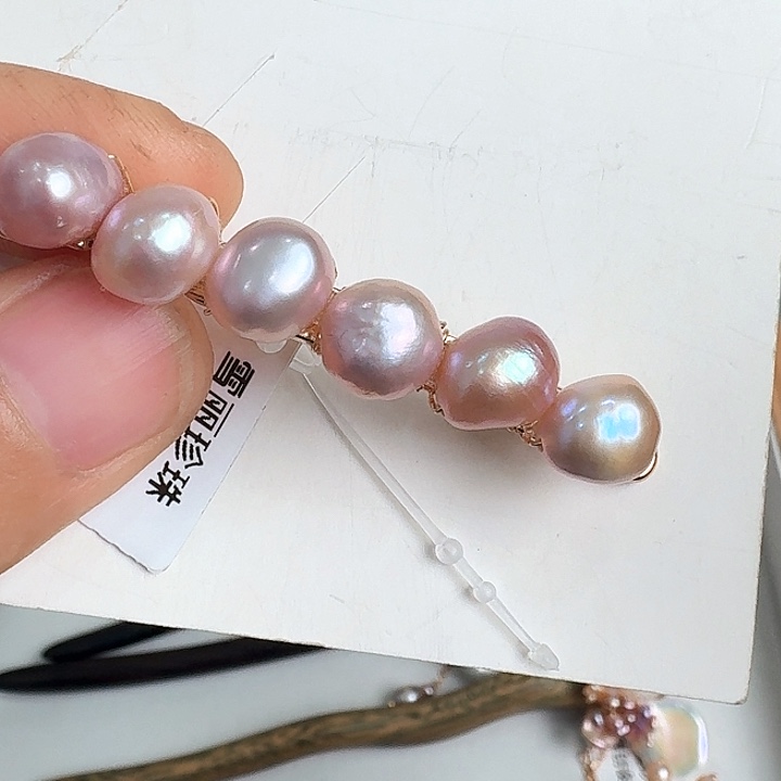 未镶嵌发饰淡水珍珠