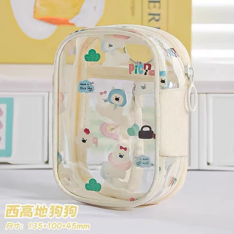 执笔阁透明小书包零钱包