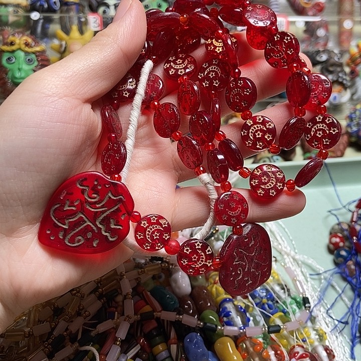 琉璃颈饰福利链子003