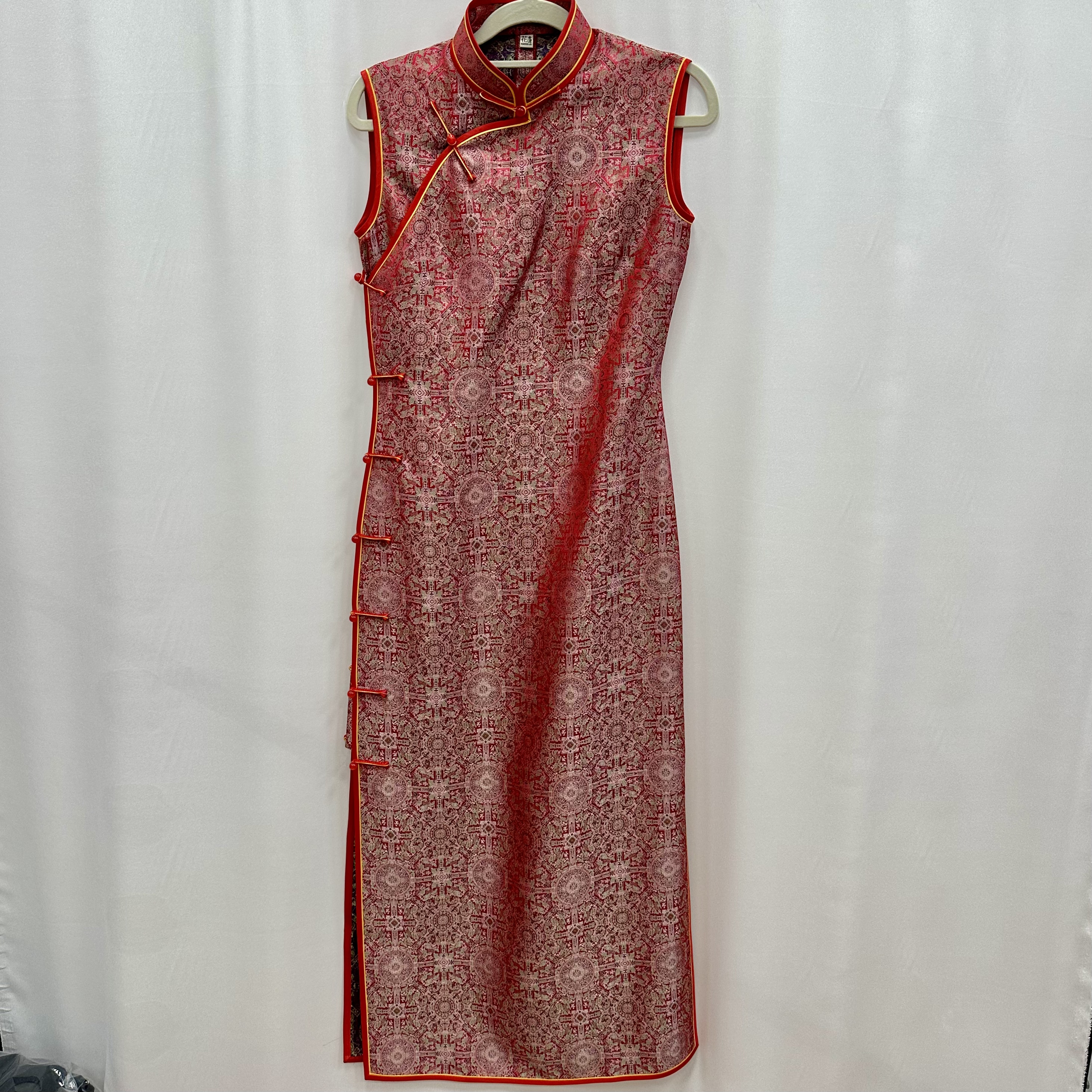 【无袖古法全开襟旗袍手工费】花漾布庄私人定制 面料需2米【F115】