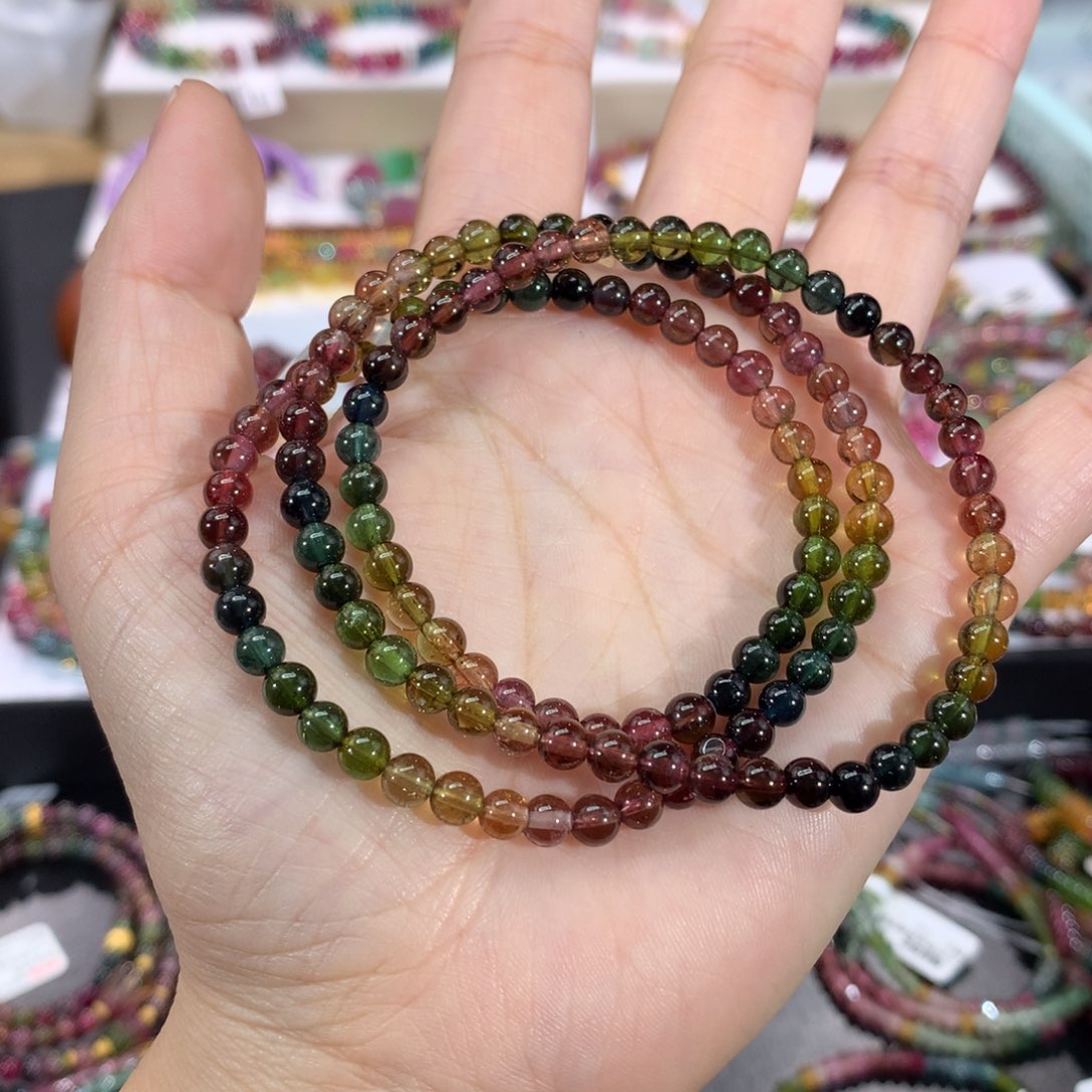 手链碧玺未镶嵌手串