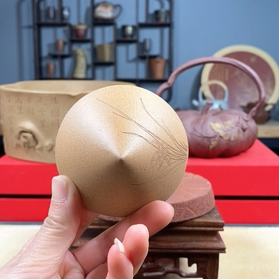 紫砂茶杯舞**二陀螺杯2套