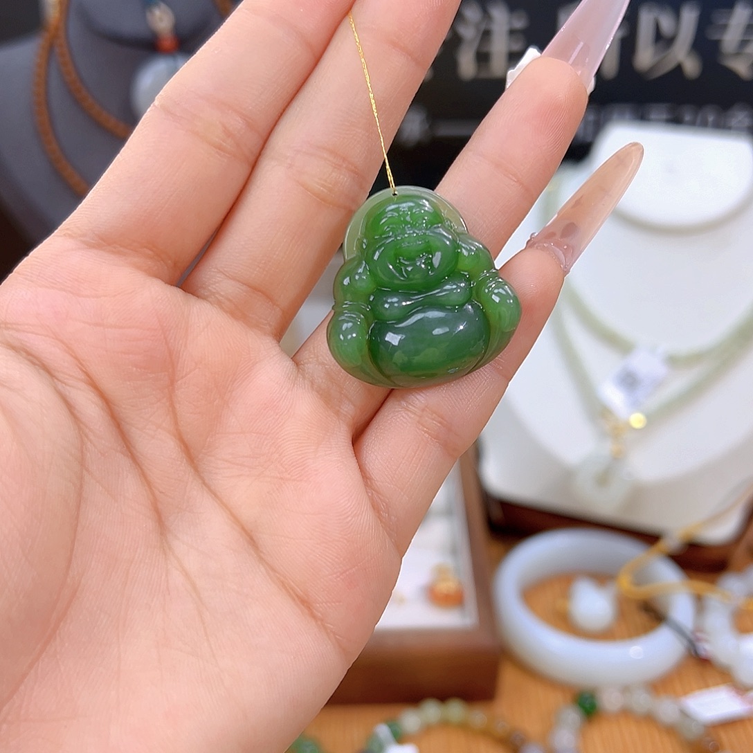 和田玉未镶嵌颈饰sj