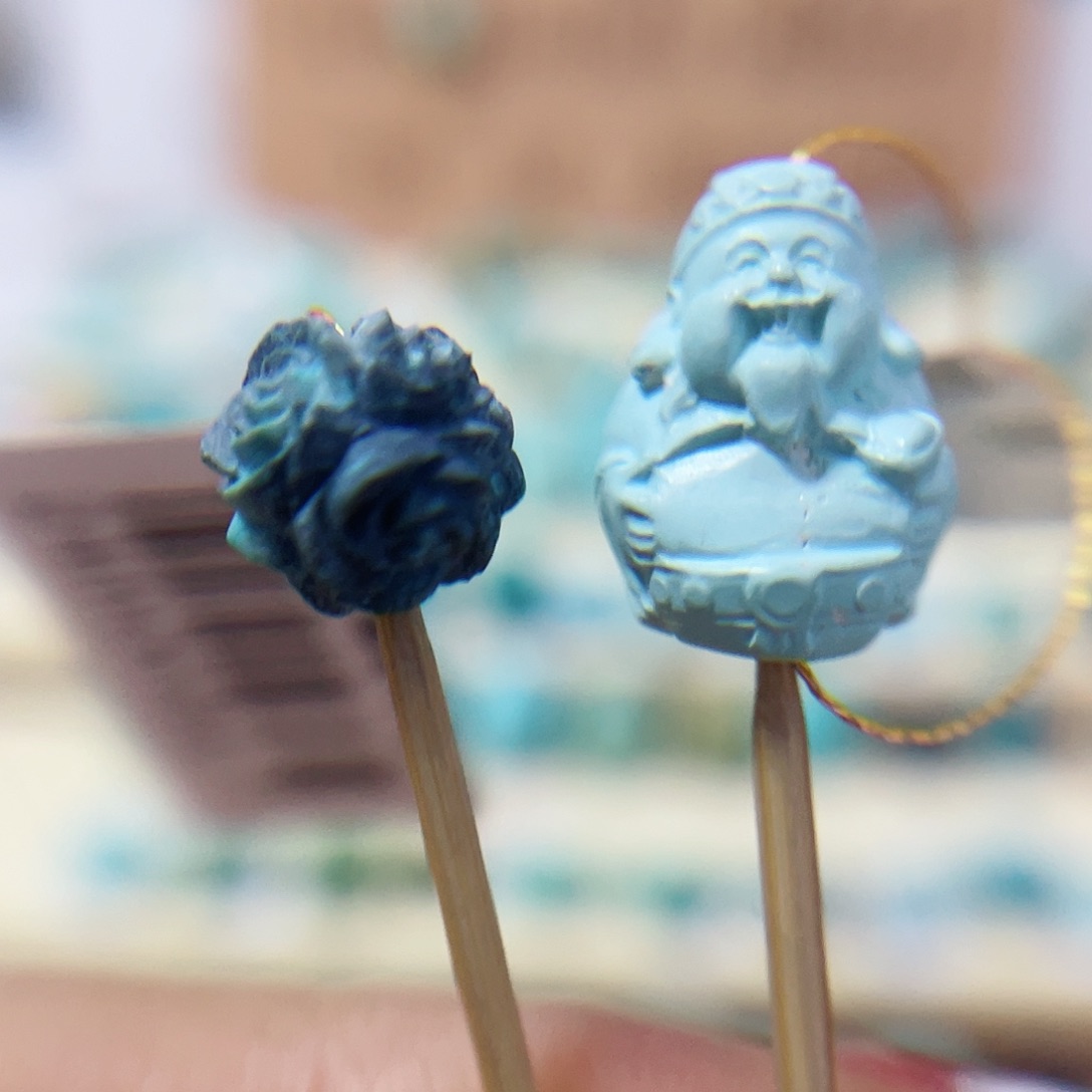 绿松石珠宝奇石未镶嵌