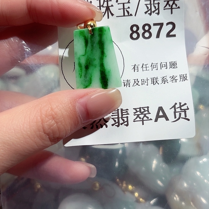 翡翠颈饰未镶嵌8872。