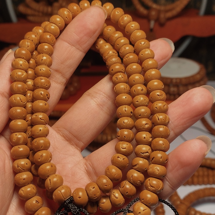 桃核手串S****超苹果圆脖挂核壁