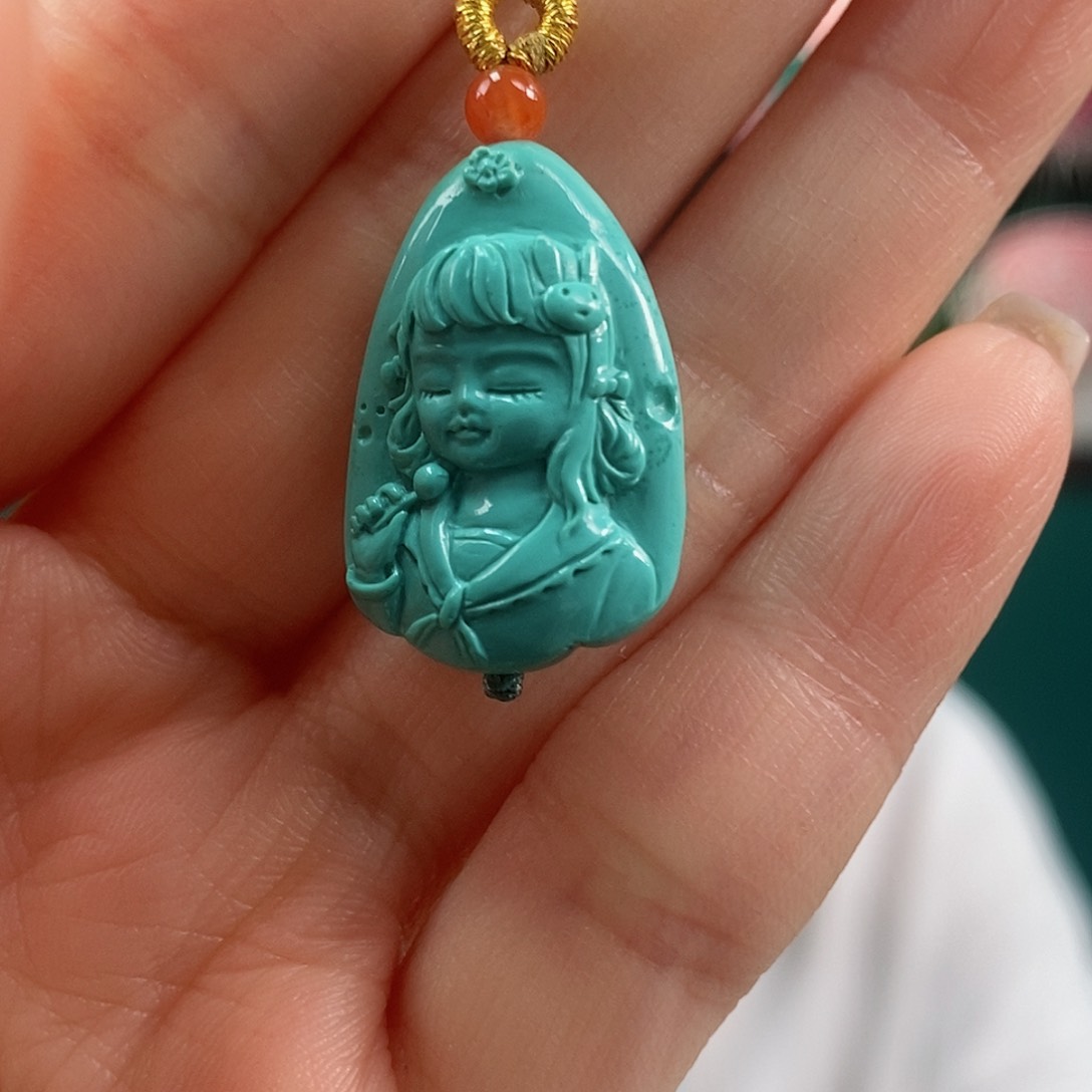 绿松石珠宝奇石未镶嵌