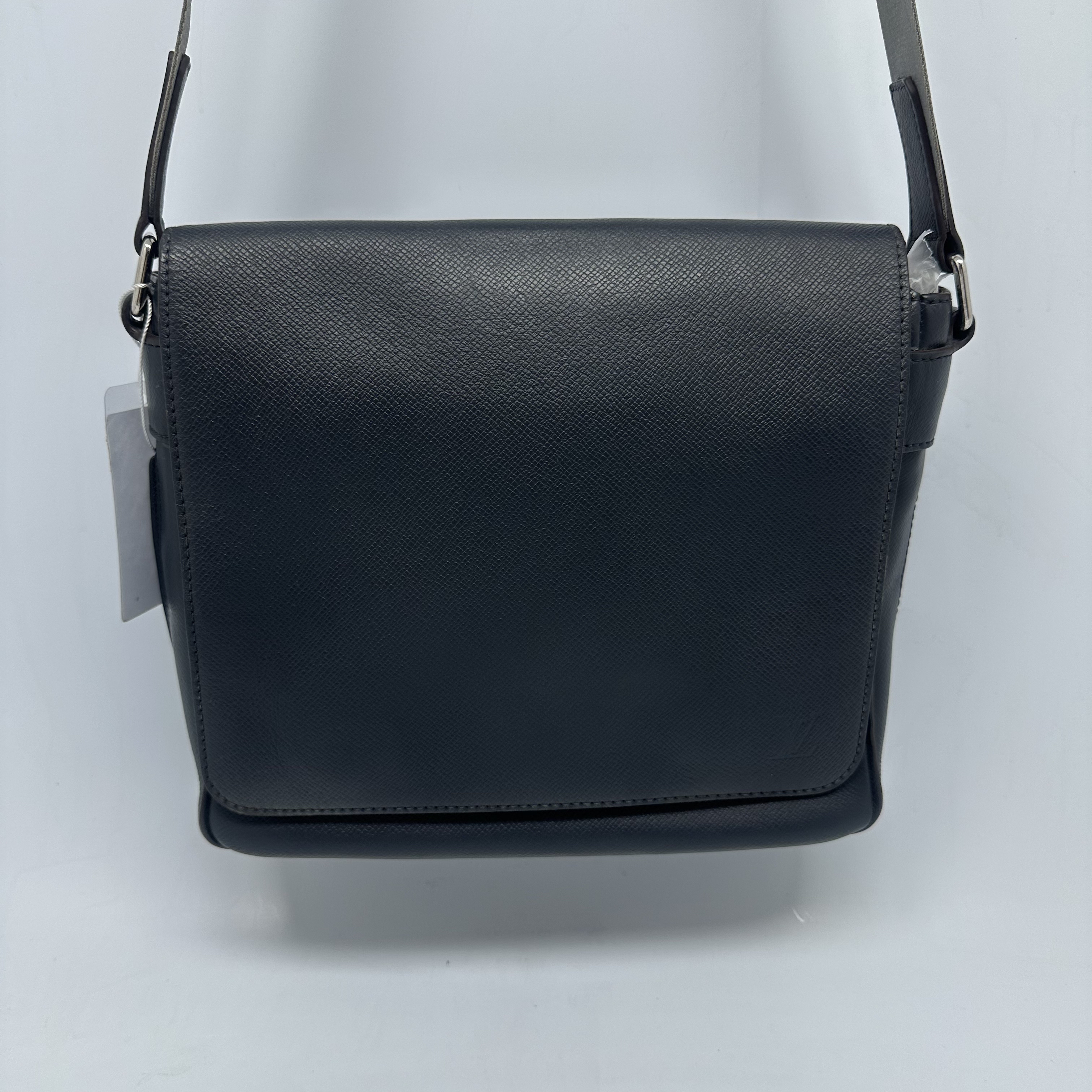 95新 LouisVuitton/路易威登 全皮小号男士斜挎邮差包4785