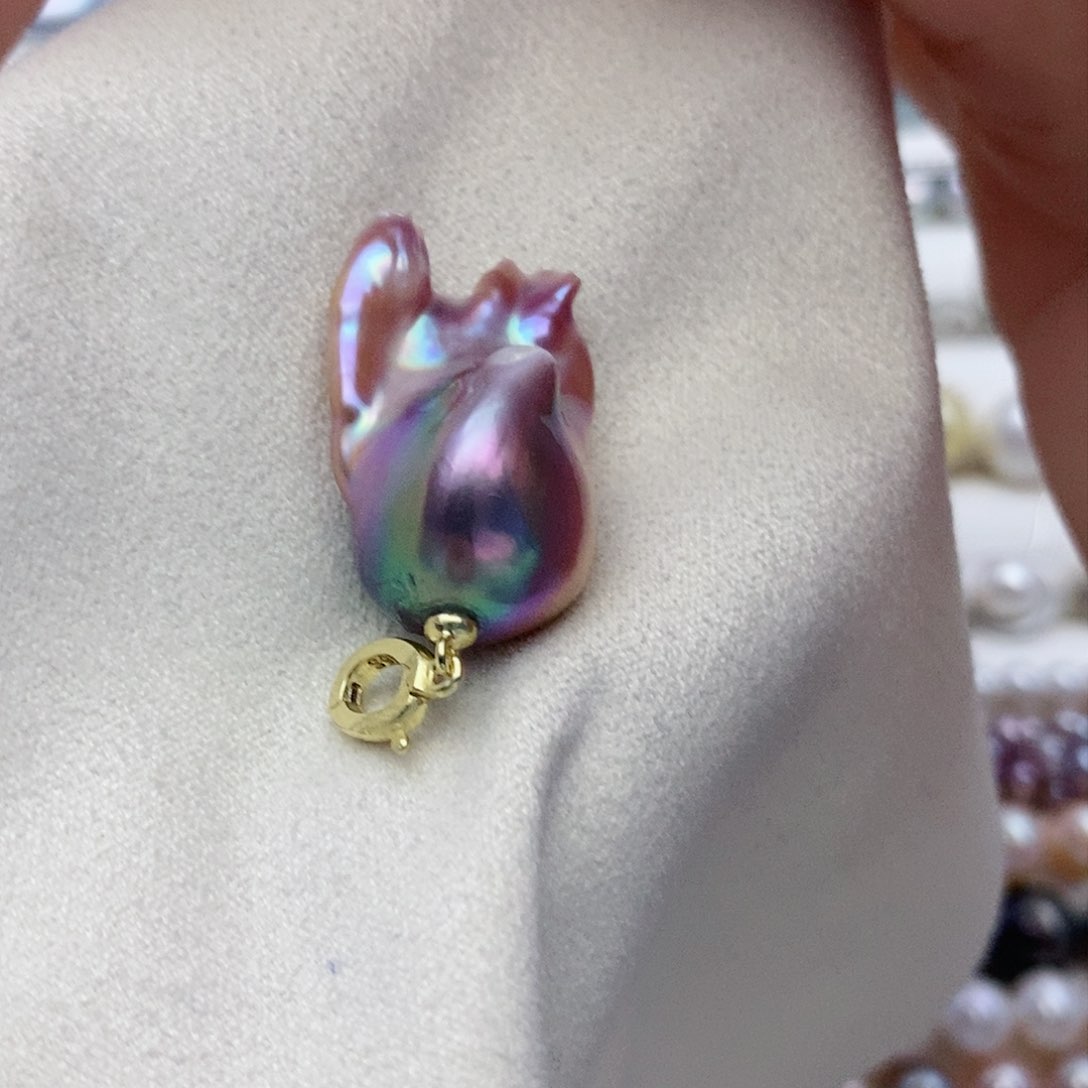 【闪购商品】淡水珍珠银S925镶嵌颈饰