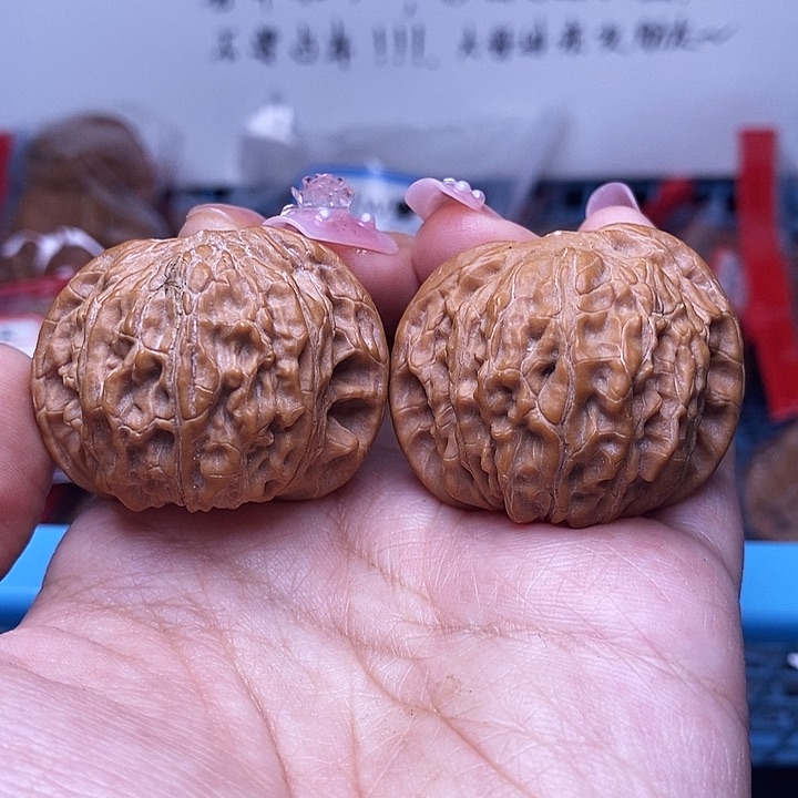核桃把件37磨盘全品小瑕疵