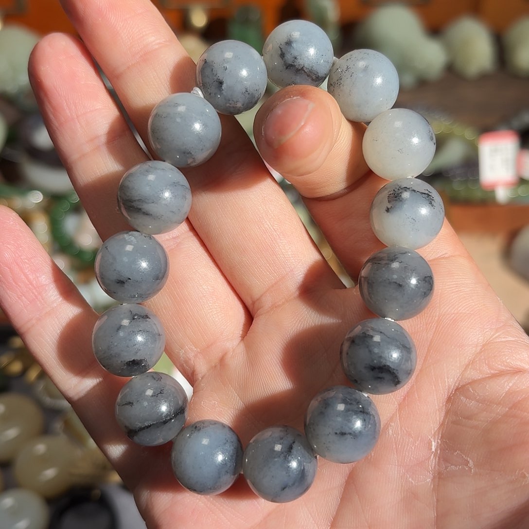 和田玉手串未镶嵌喬**工