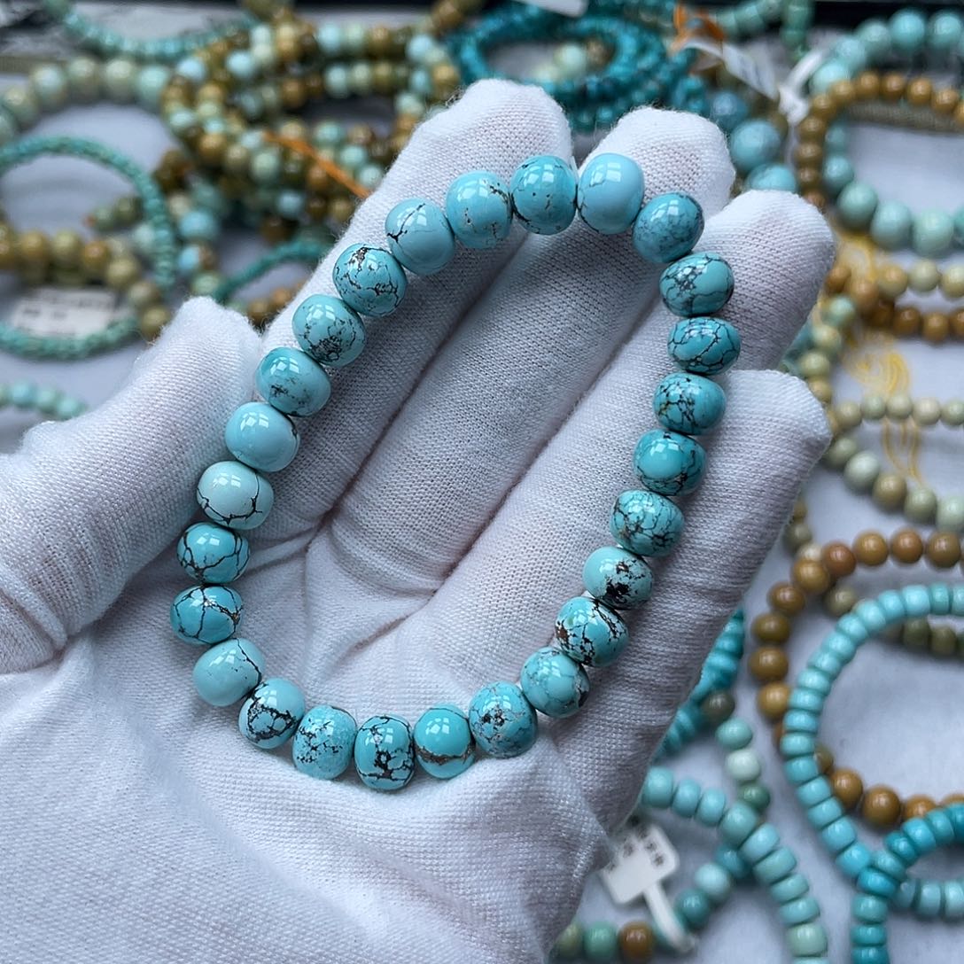 未镶嵌绿松石珠宝奇石