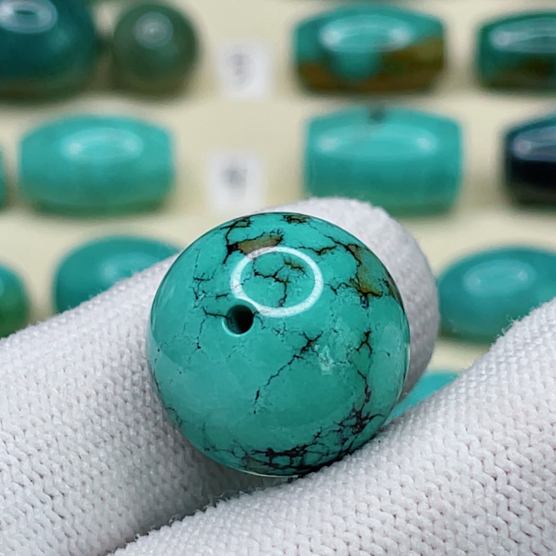 绿松石其他未镶嵌李*柱