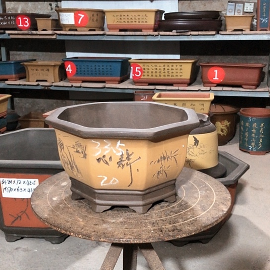 紫砂紫砂花盆包邮