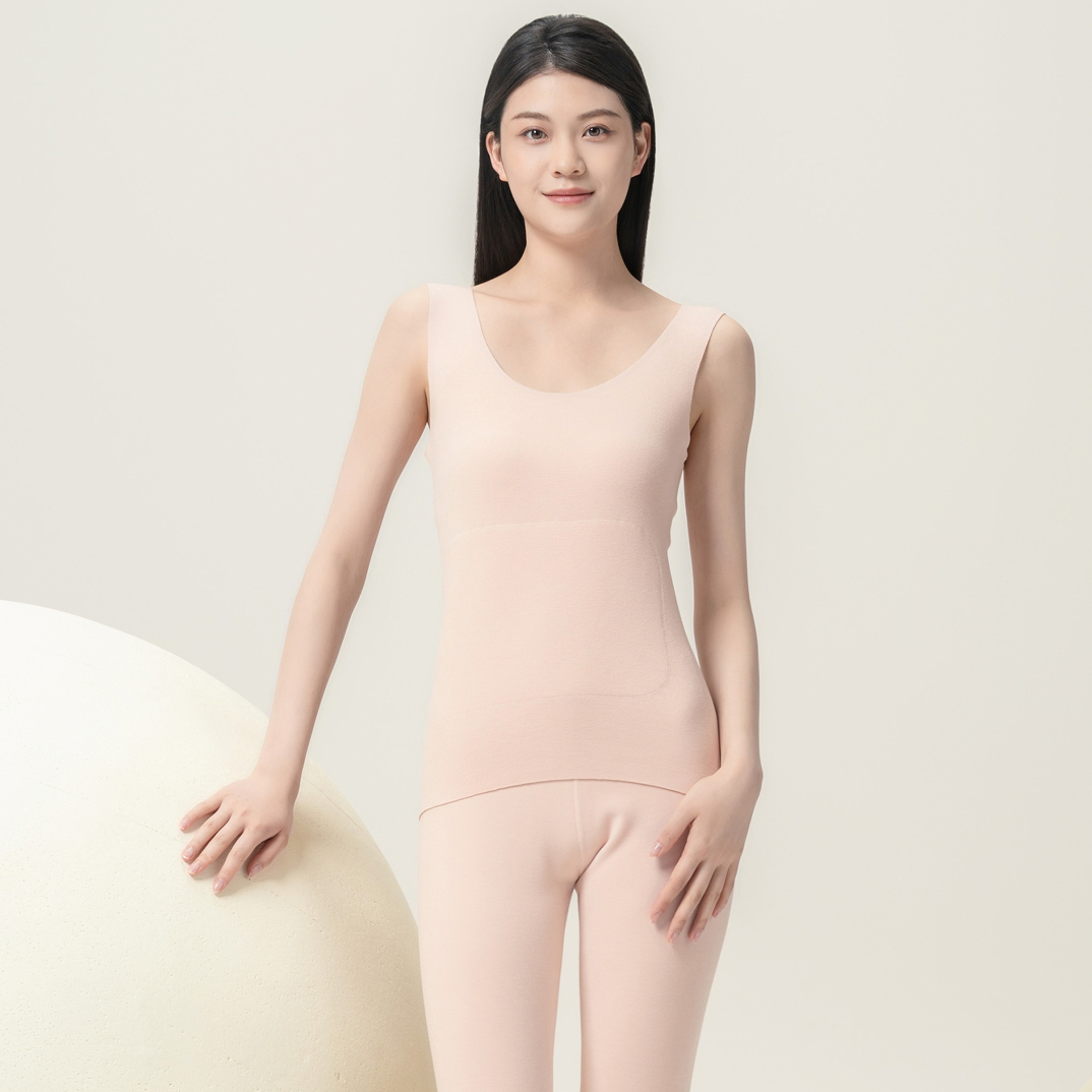 【三合竹衣】女士腹部贴片保暖背心