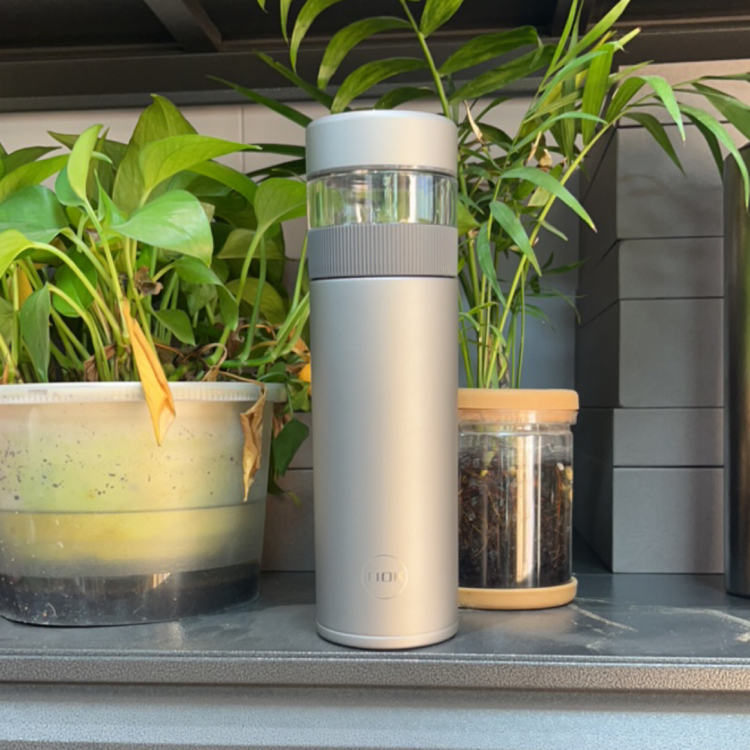 500ML纯钛茶水分离保温杯 高端商务礼品杯 钛保温水杯 大容量