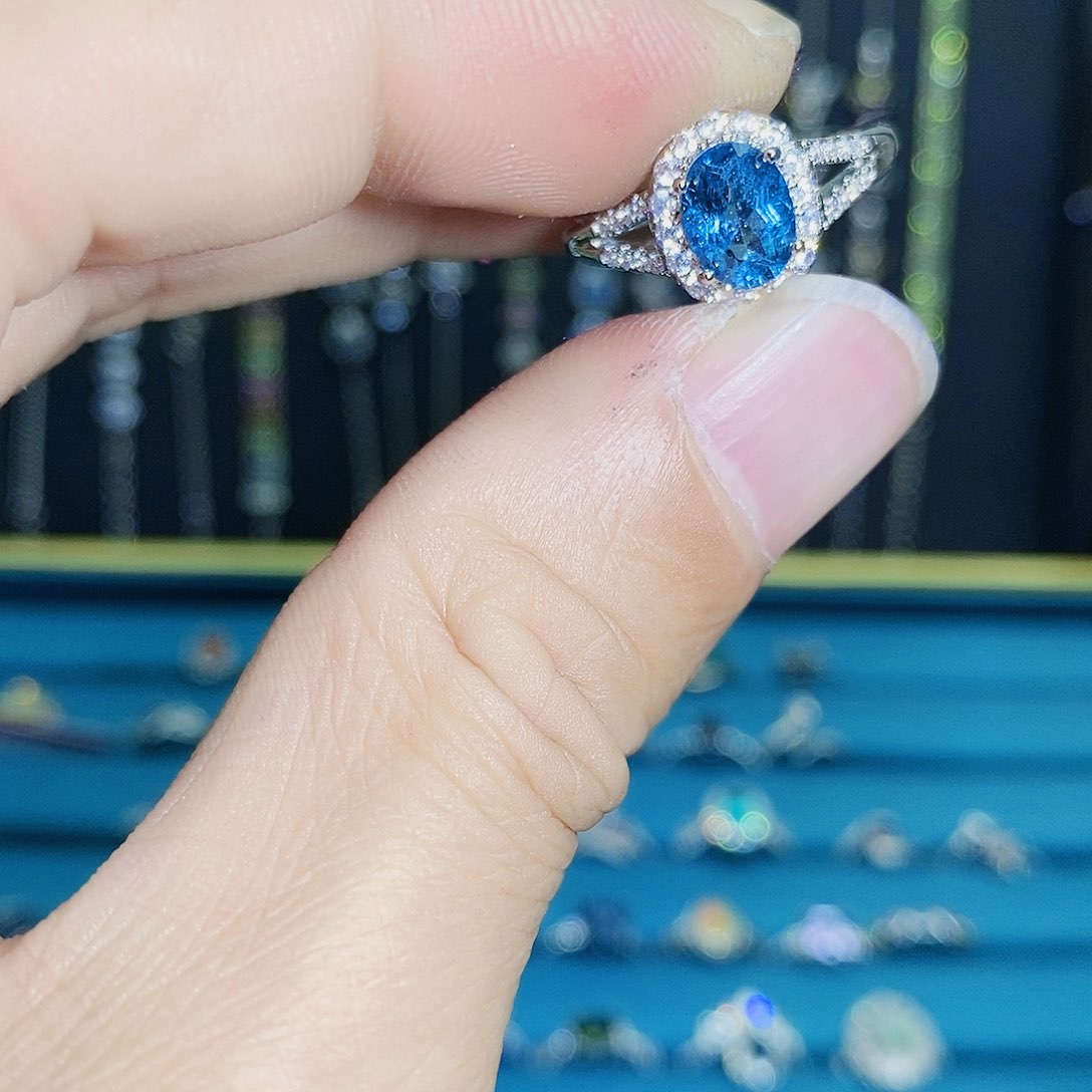 紫晶珠宝半成品银S925镶嵌