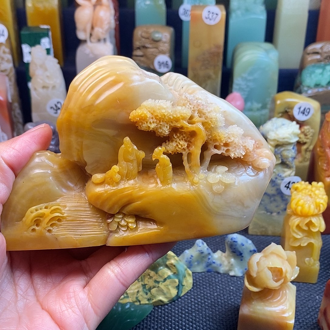老挝石篆刻作品展