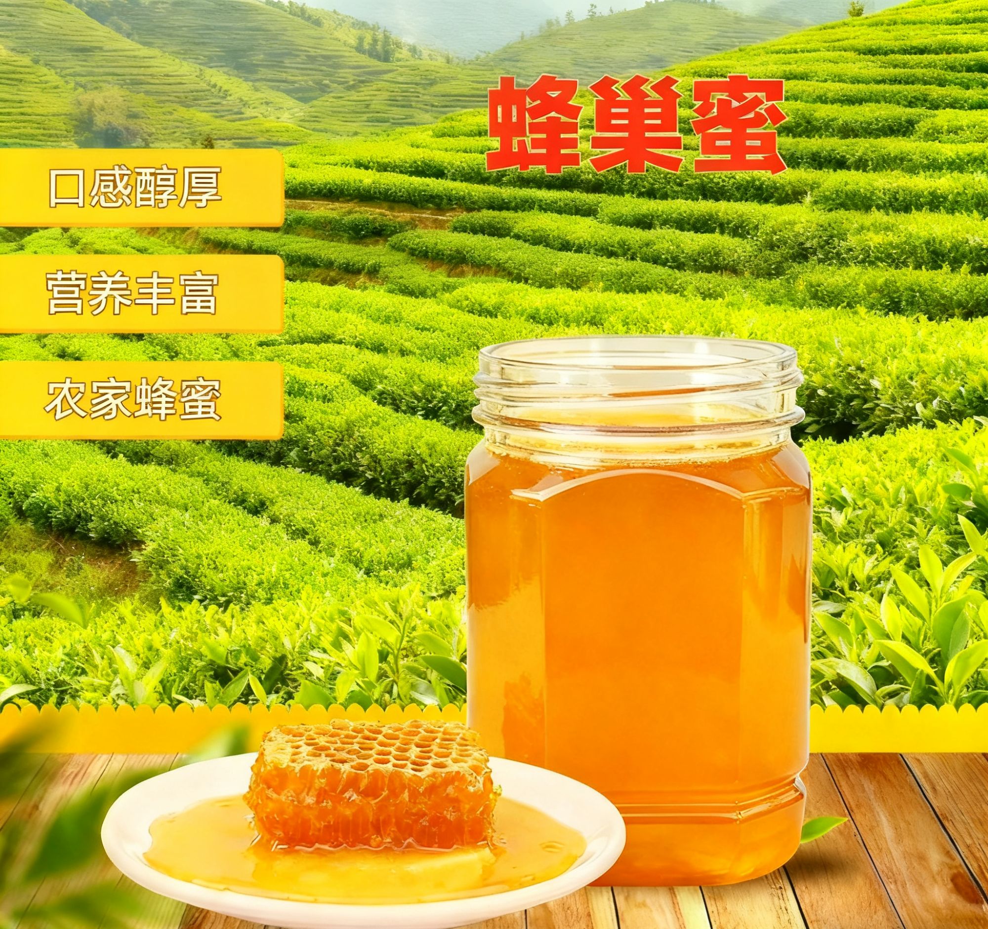【支持检测】农家自养 高山蜂蜜 