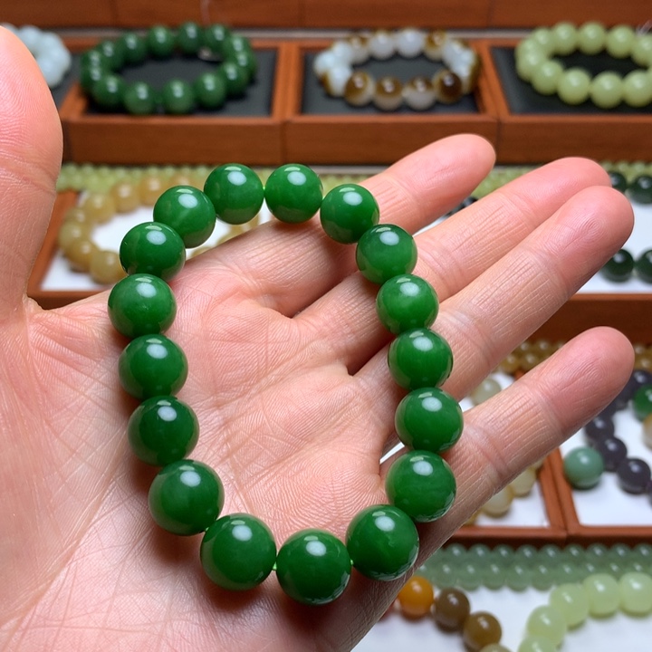 和田玉手串未镶嵌