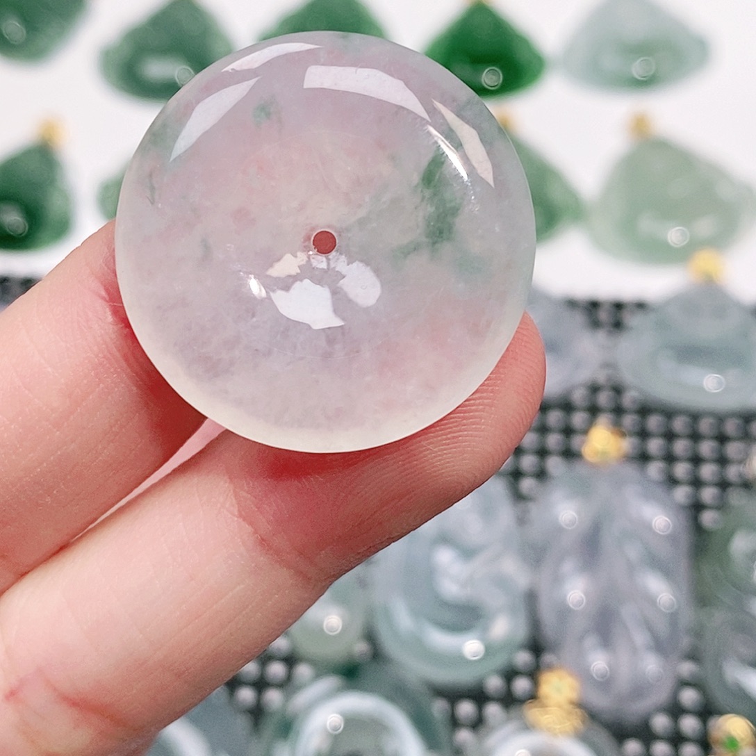 翡翠未镶嵌颈饰27-5.1