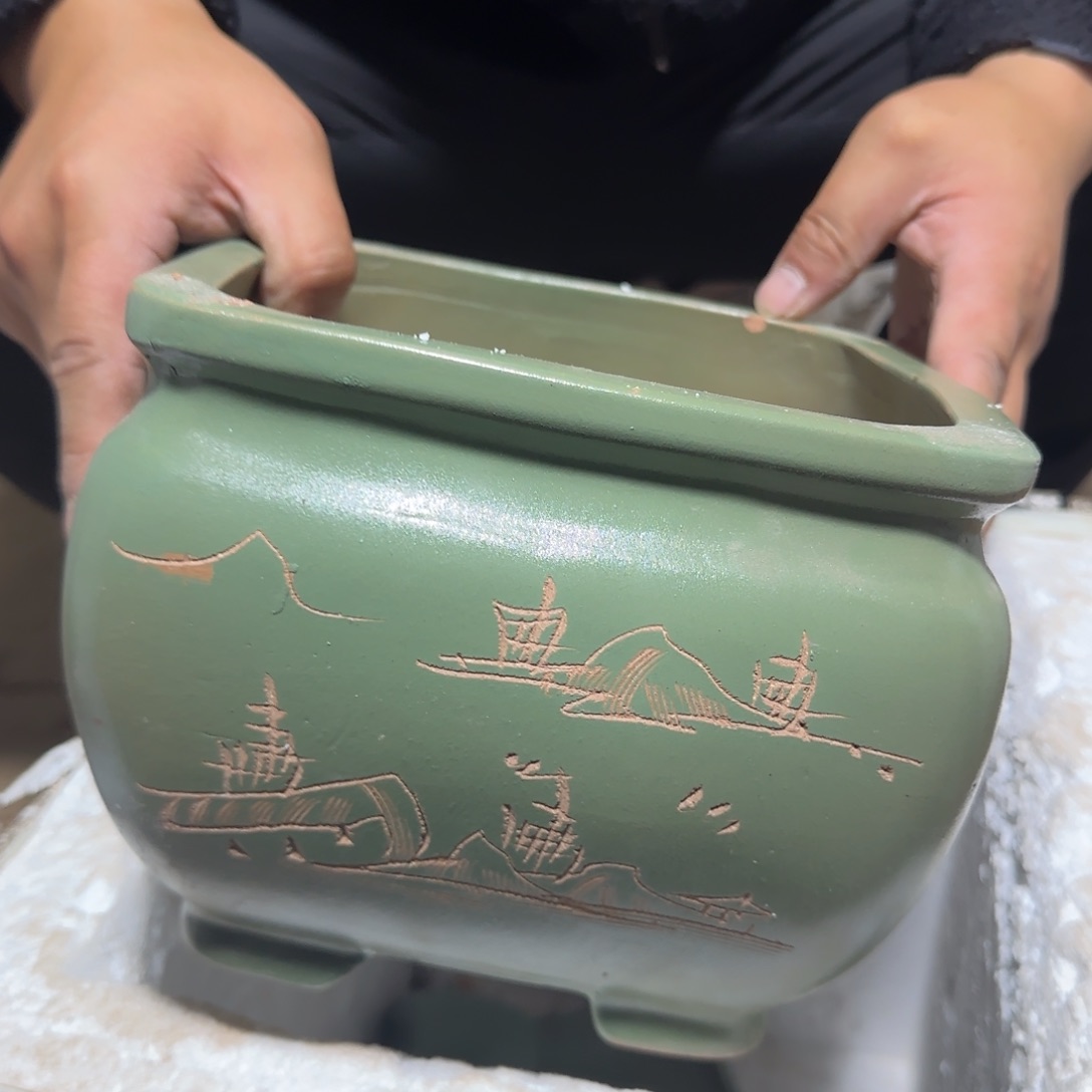 紫砂花盆瑕疵是不